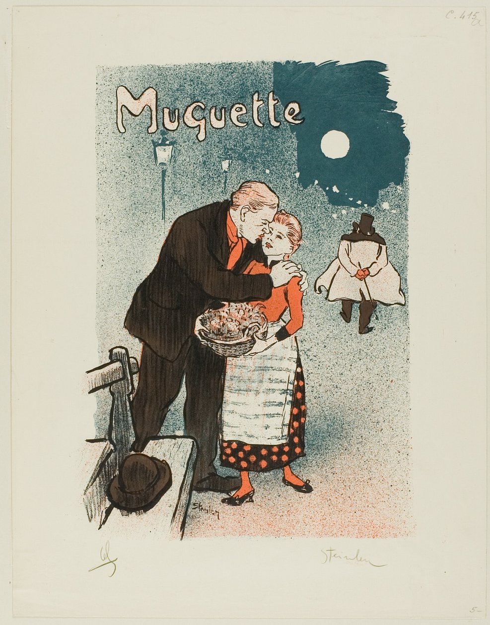 Muguette av Théophile Alexandre Pierre Steinlen
