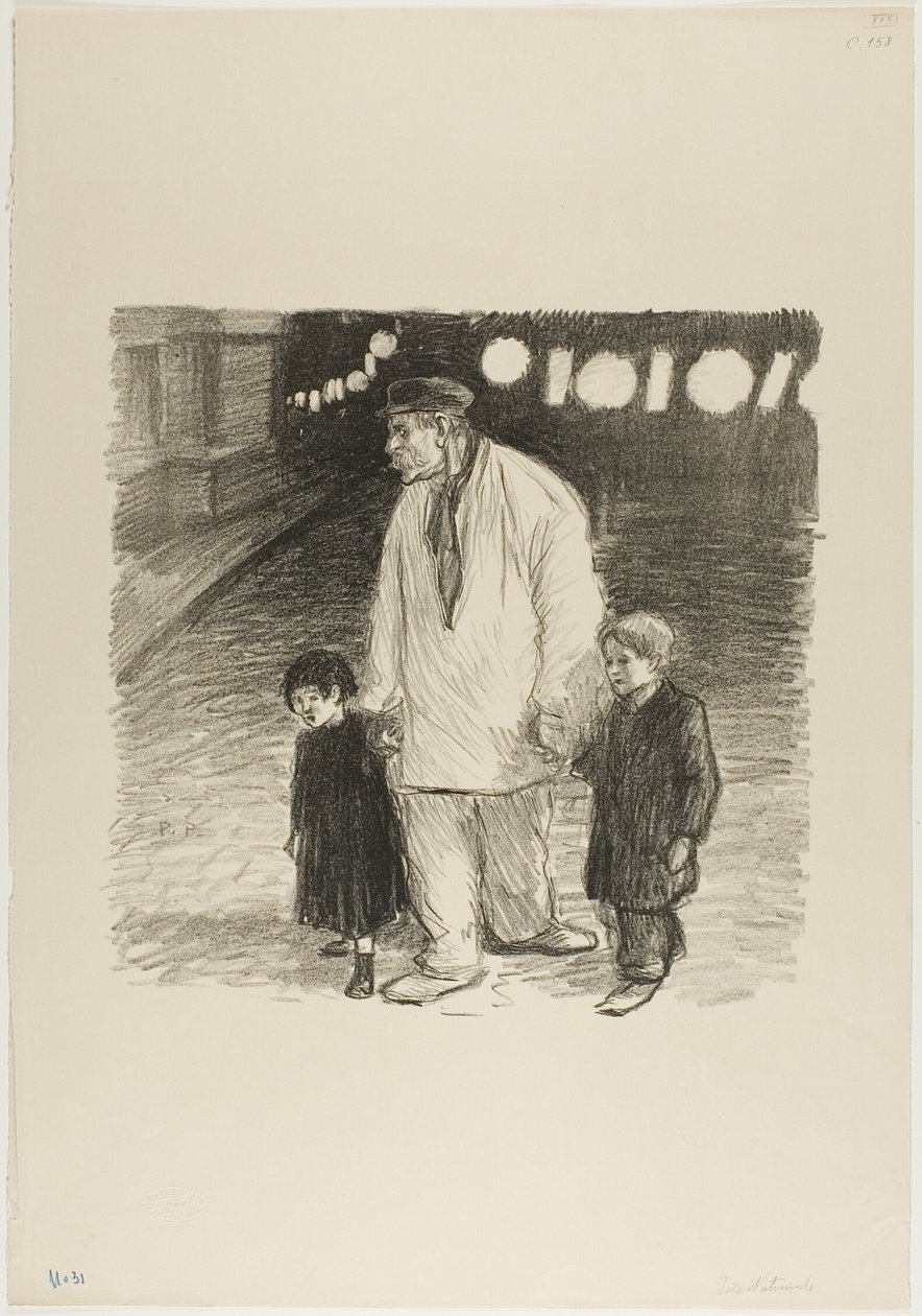 Nationell helgdag av Théophile Alexandre Pierre Steinlen