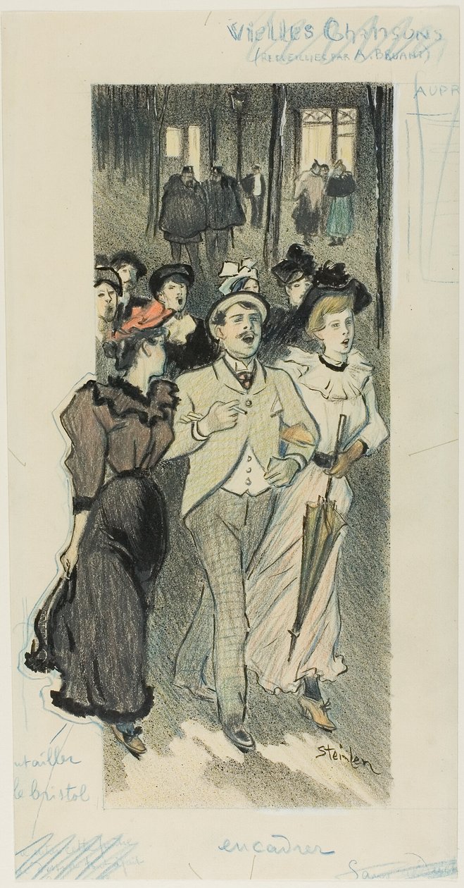 Gamla sånger av Théophile Alexandre Pierre Steinlen