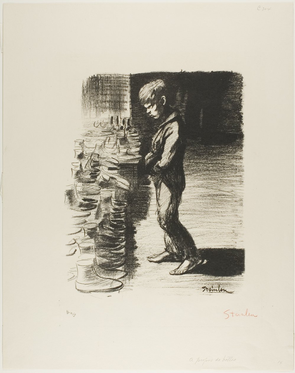 På tal om stövlar av Théophile Alexandre Pierre Steinlen