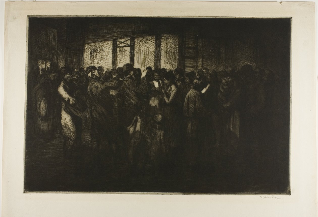 Gatusångare av Théophile Alexandre Pierre Steinlen