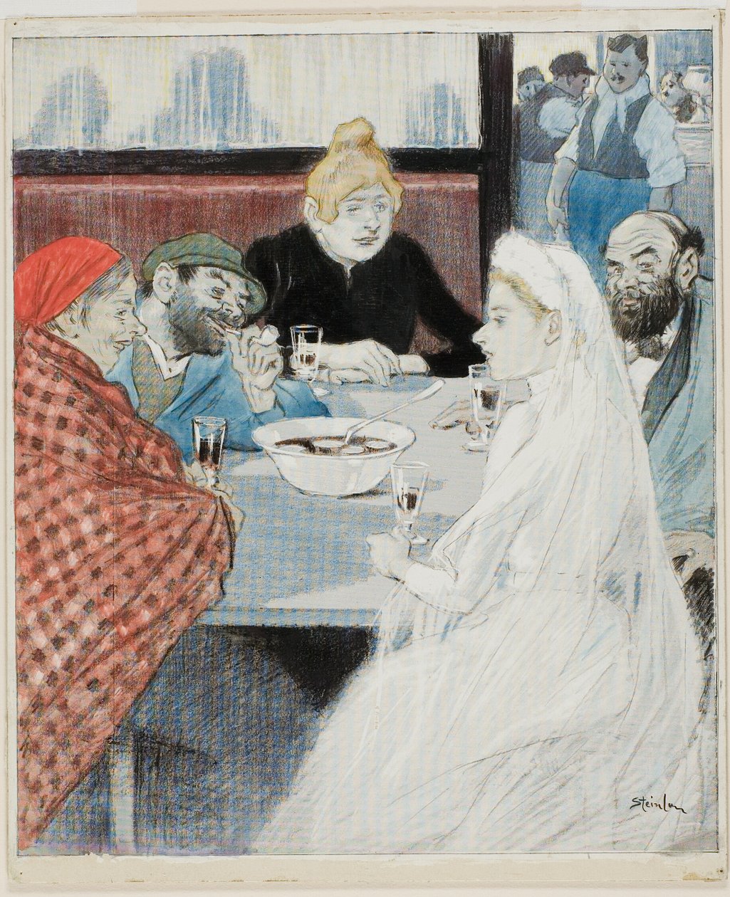 Bruden av Théophile Alexandre Pierre Steinlen
