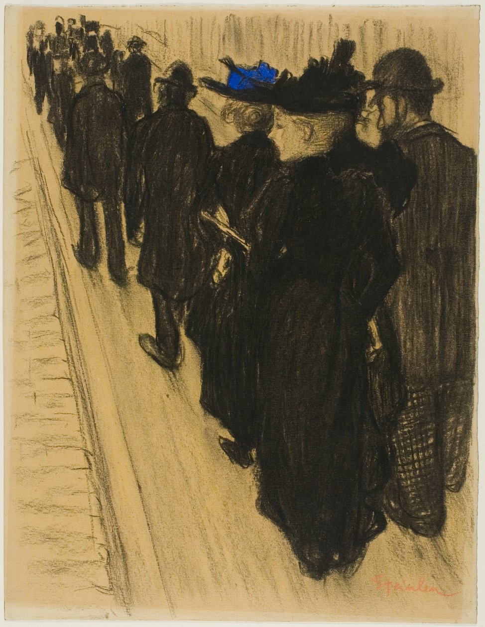 Entourage av Théophile Alexandre Pierre Steinlen