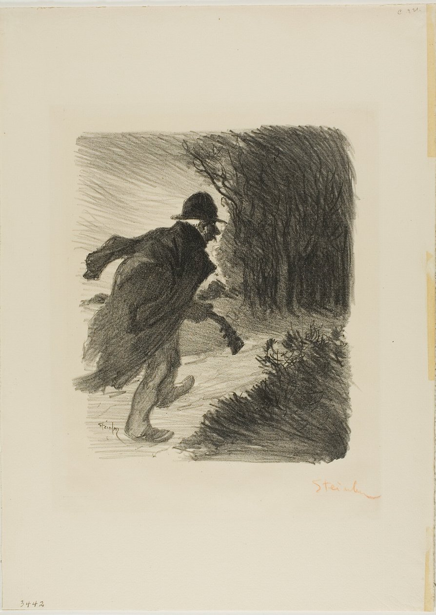 Skogens sångare av Théophile Alexandre Pierre Steinlen