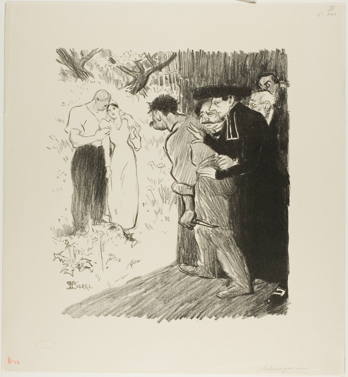 Det sista bakhållet av Théophile Alexandre Pierre Steinlen