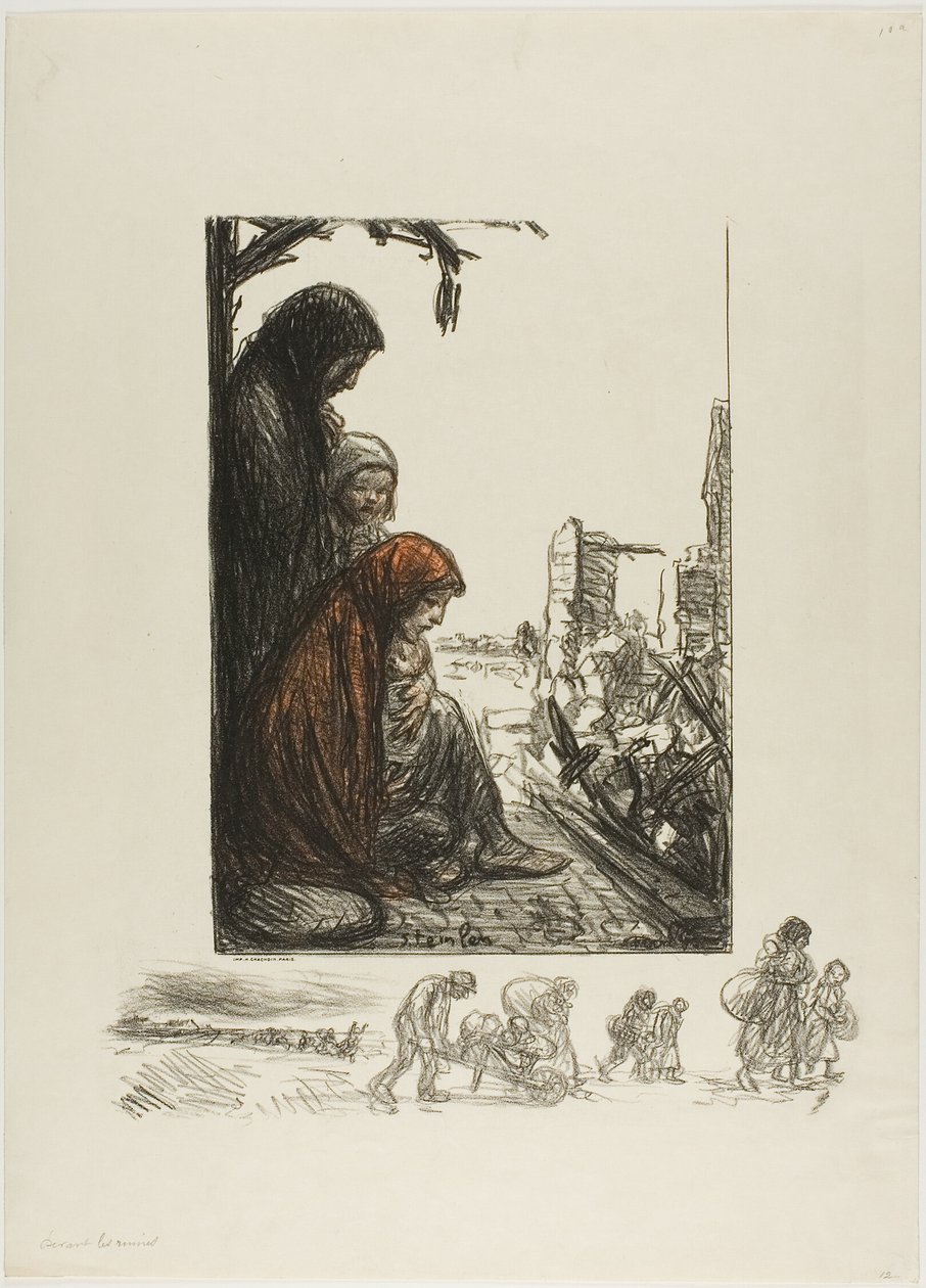 Den sociala plikten av Théophile Alexandre Pierre Steinlen