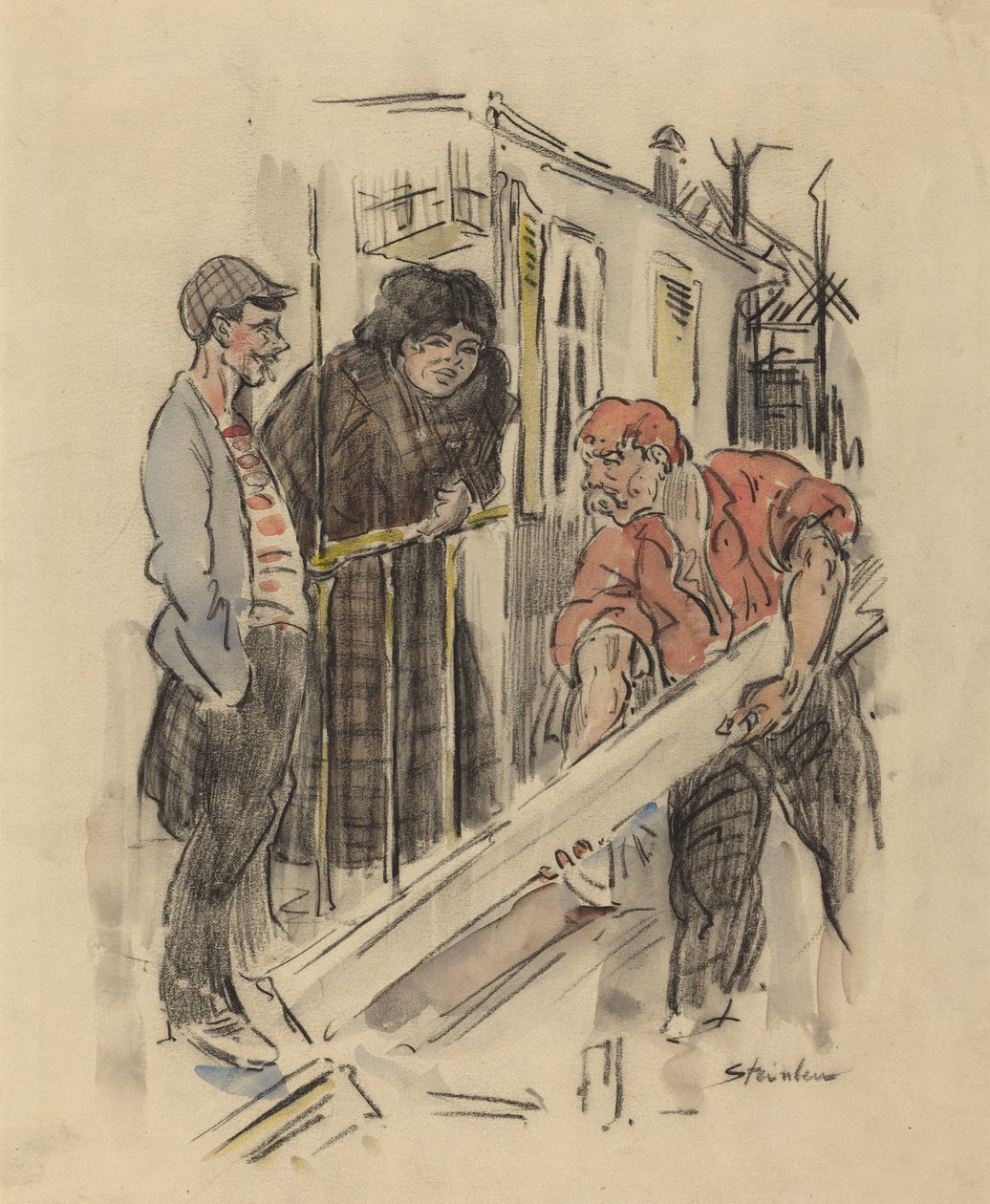 Skvaller av Théophile Alexandre Steinlen