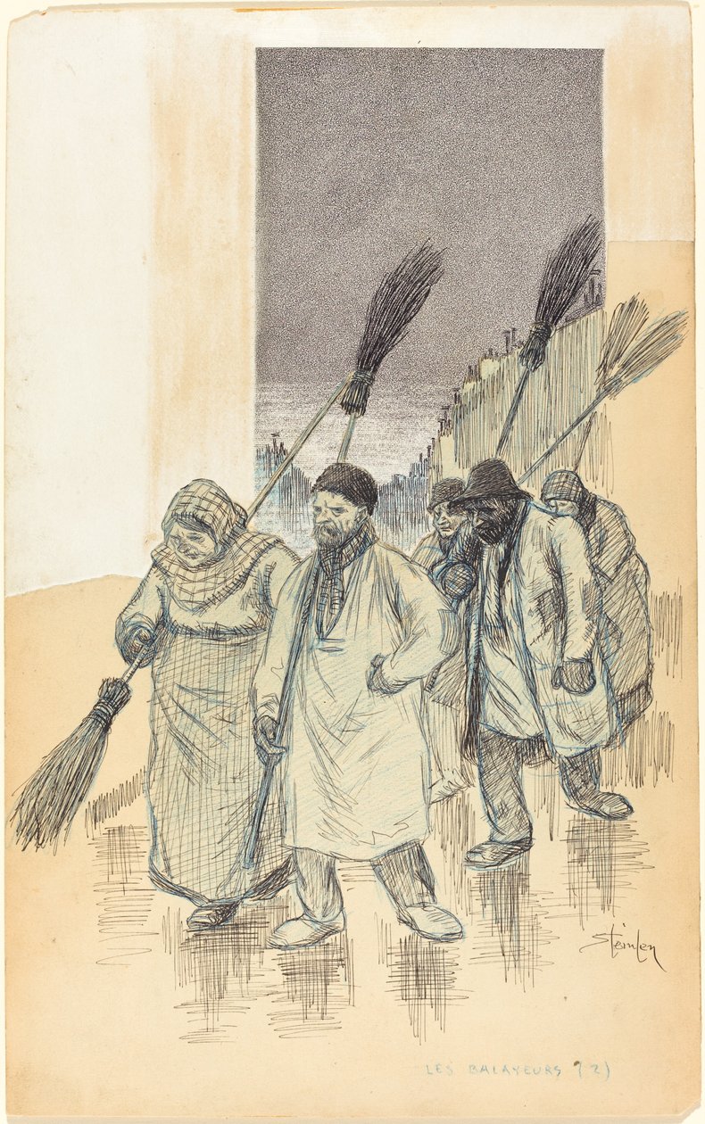 Sopmaskiner av Théophile Alexandre Steinlen