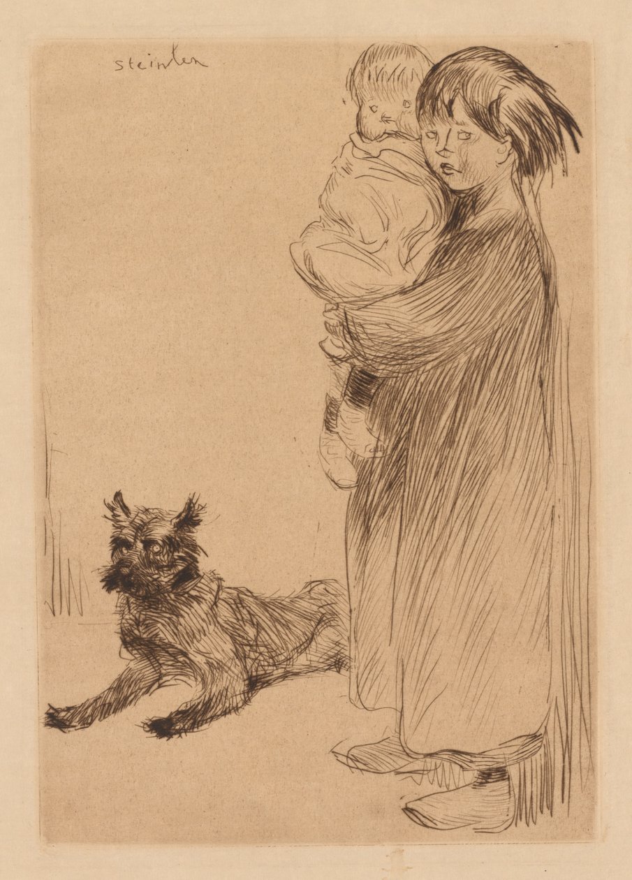 Storasystern (La Grande Soeur) av Théophile Alexandre Steinlen