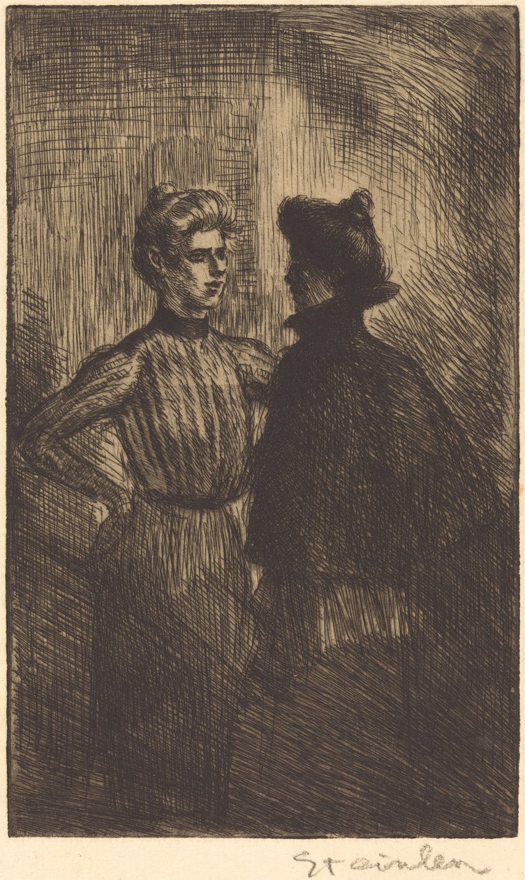Encounter (Encounter) av Théophile Alexandre Steinlen
