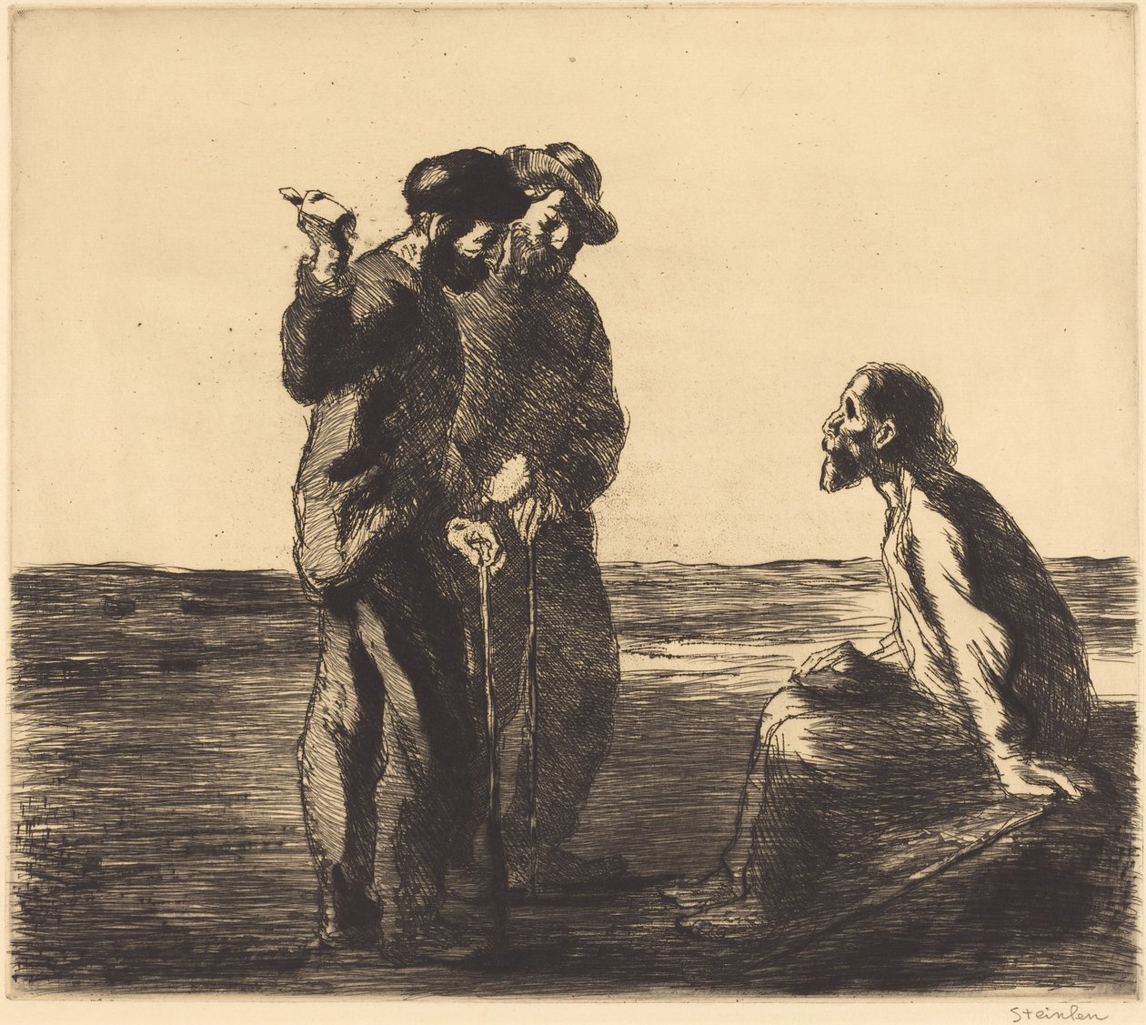 Three Companions The Three Companions, 1912. av Théophile Alexandre Steinlen