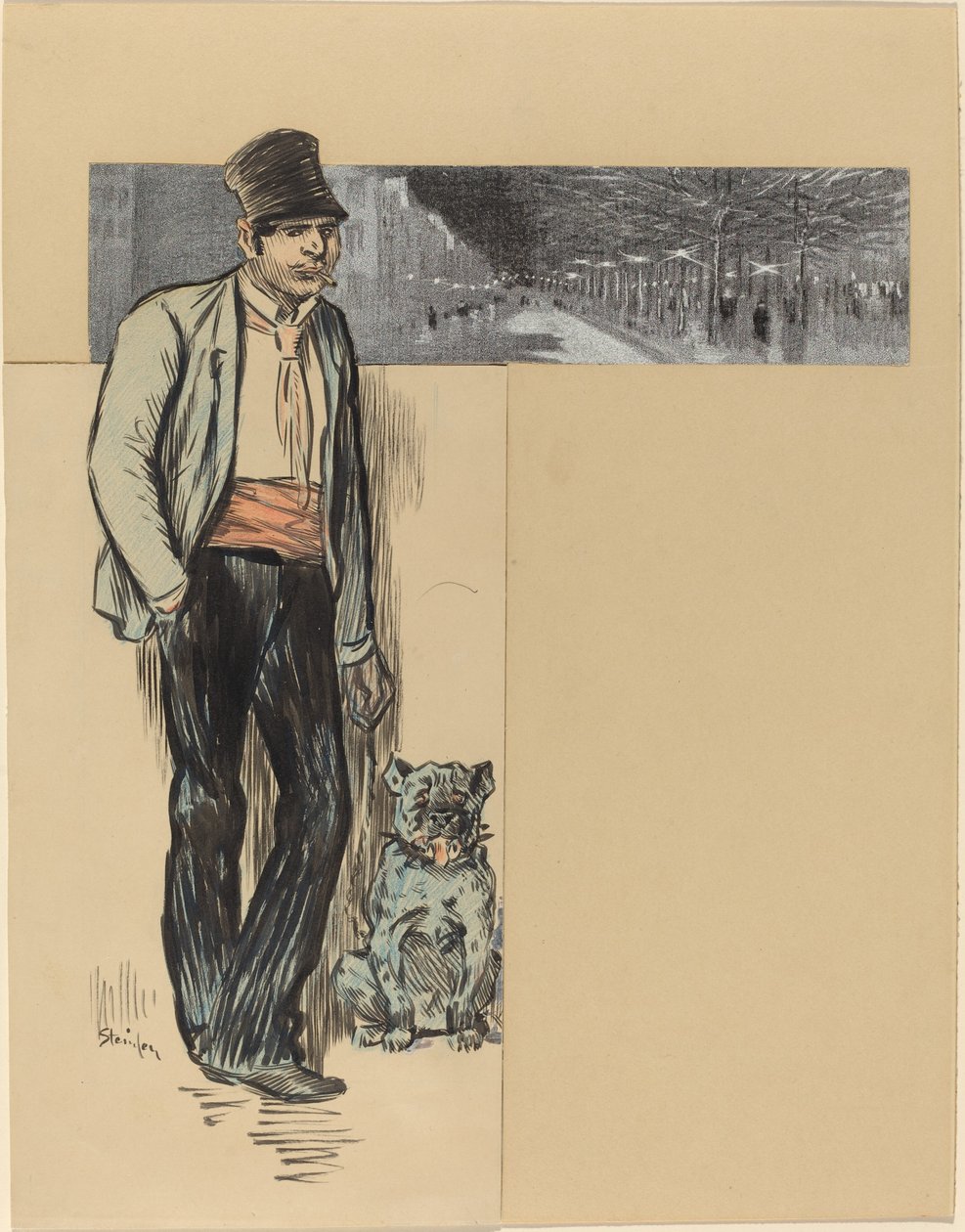 Till byn av Théophile Alexandre Steinlen