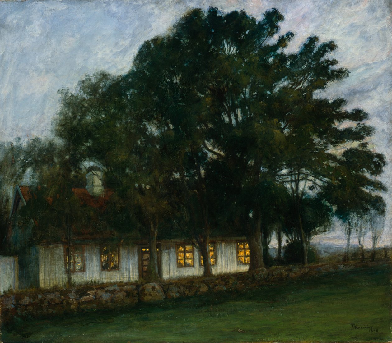 Kvällsstämning av Thorolf Holmboe