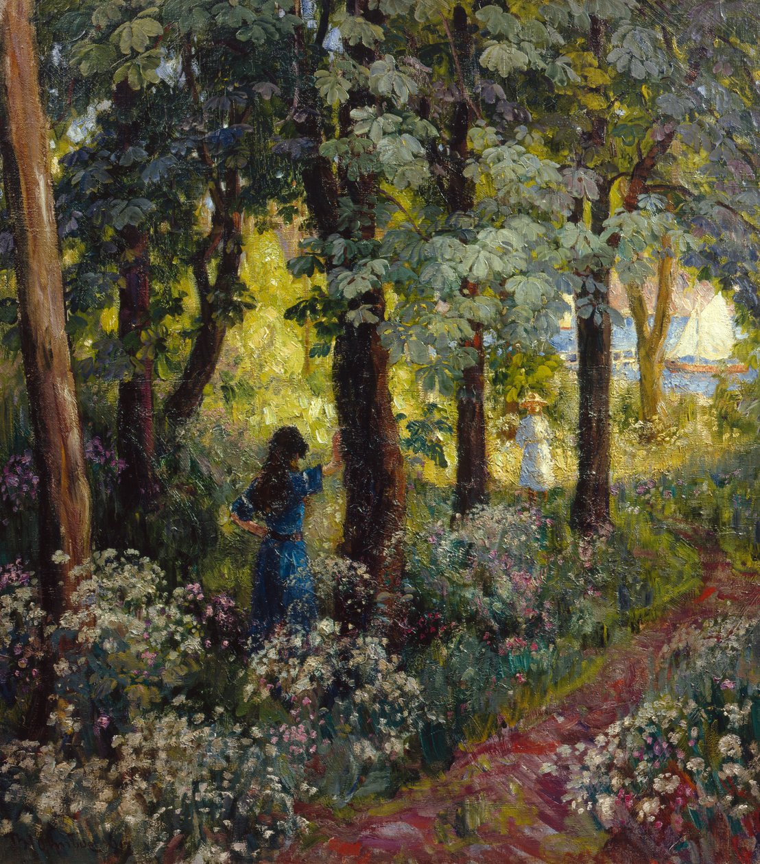 Sommardag vid fjorden av Thorolf Holmboe