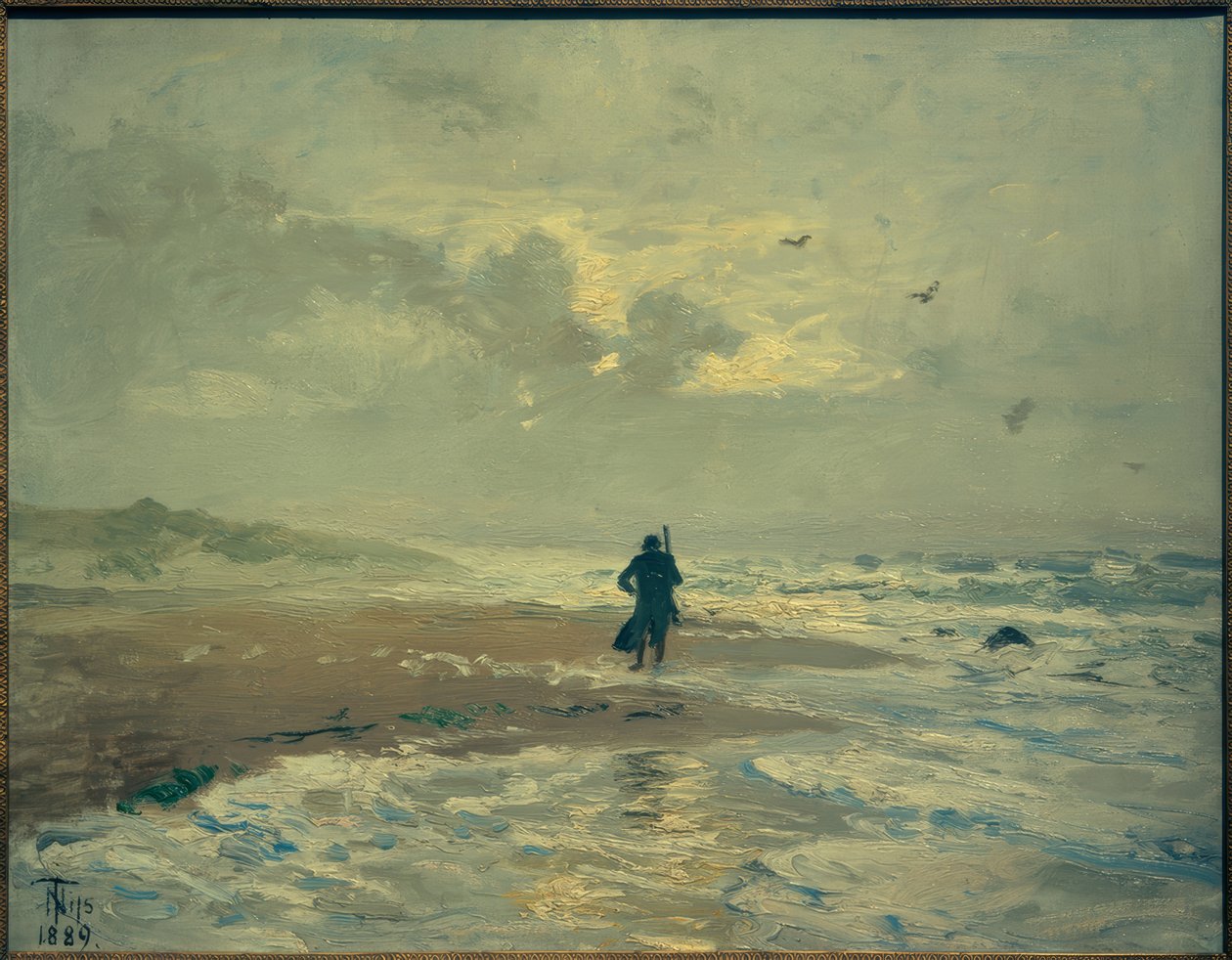 Strandutsikt. Filialer nära Skagen av Thorvald Niss