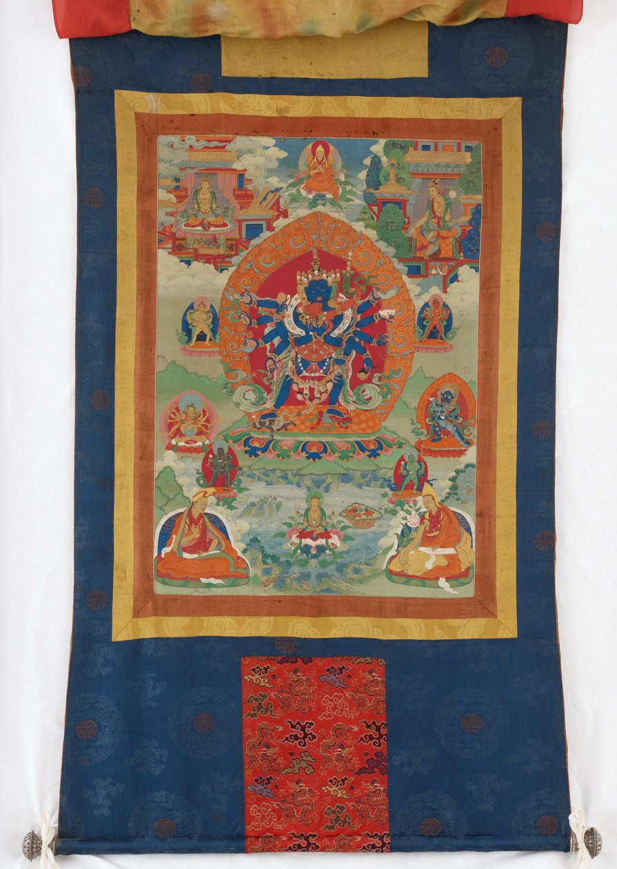 Paramsukh Chakrasanwara, mitten av 1700-talet av Tibetan School