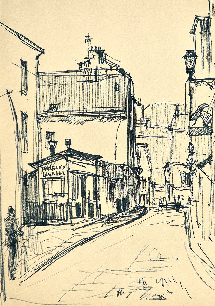 Chevalier de la Barre Street (Paris) av Tibor Dengyel