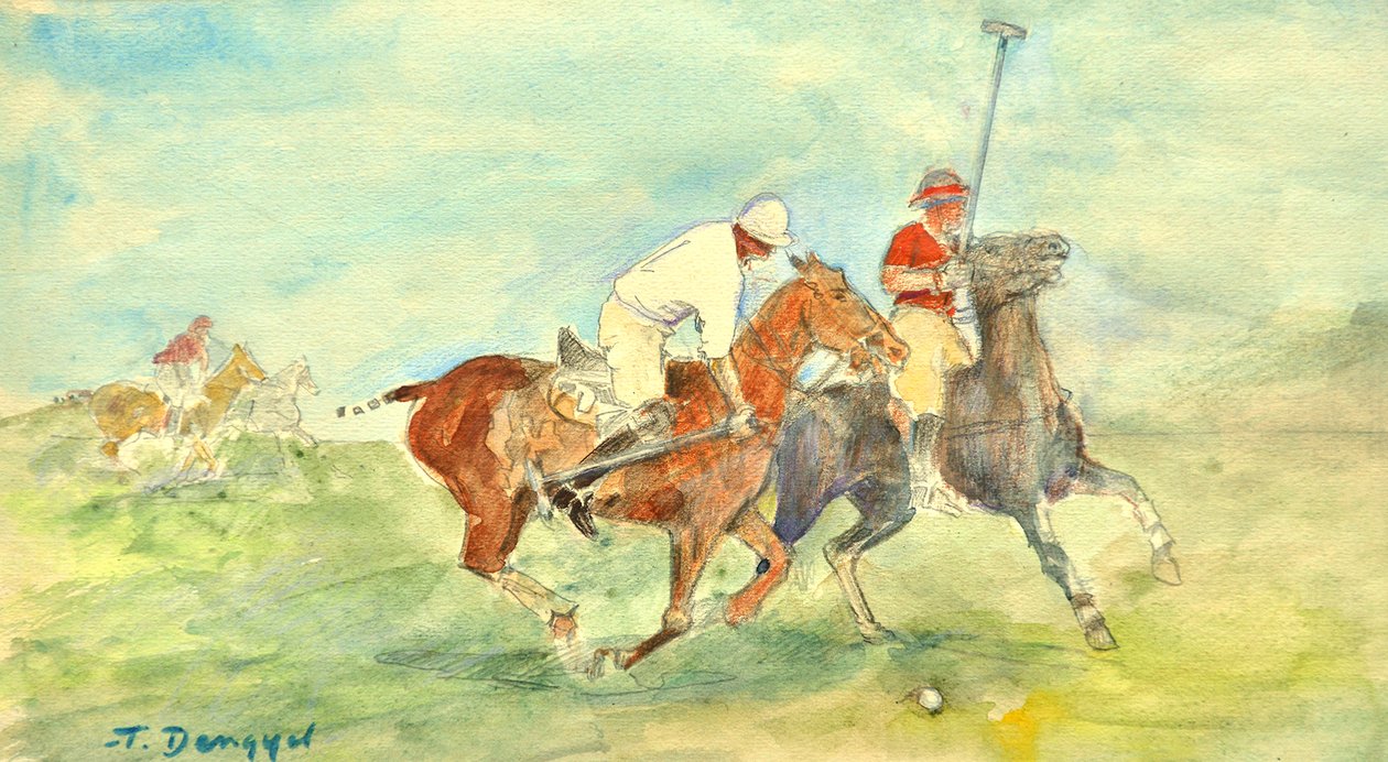 Polo Match av Tibor Dengyel