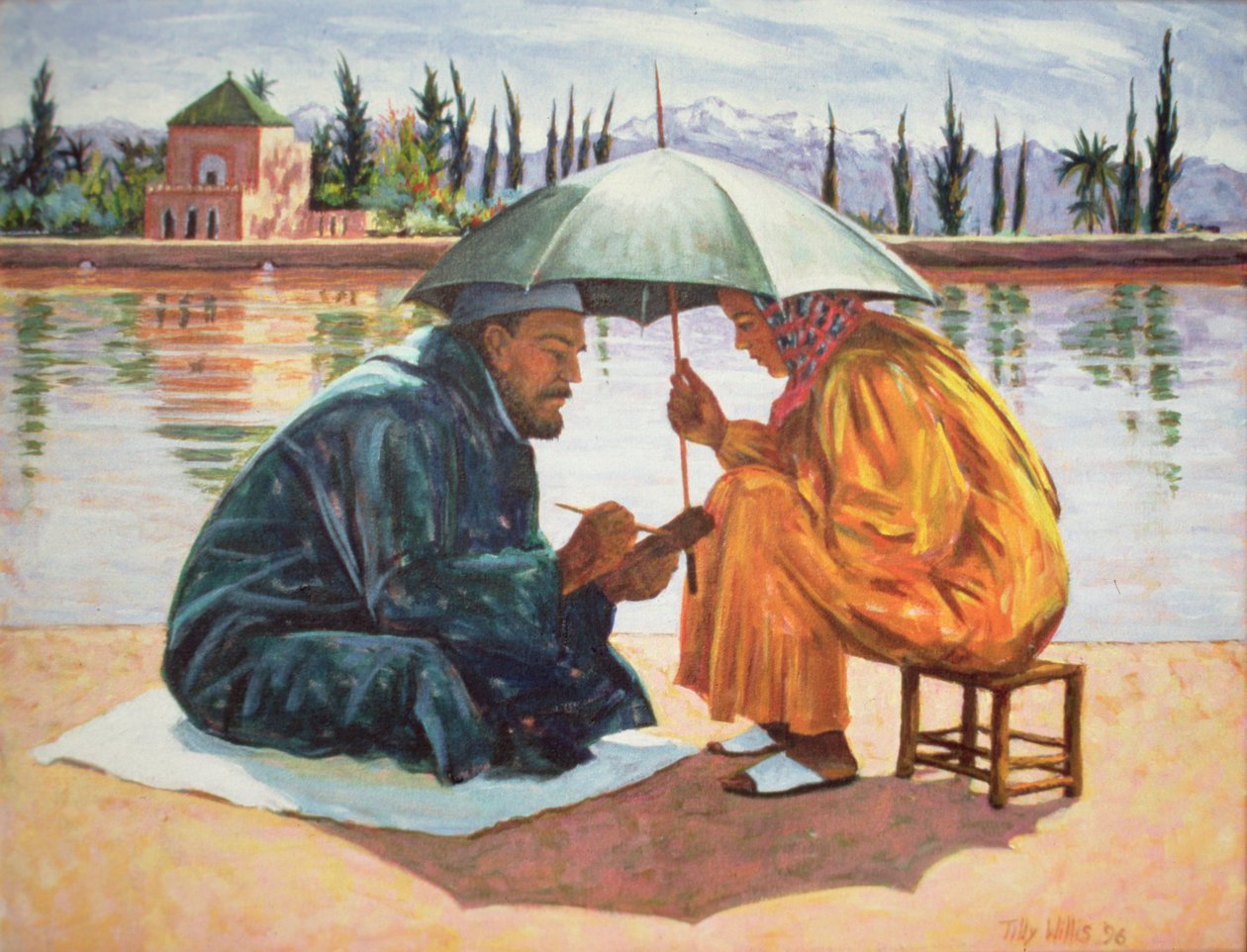 The Scribe, Marocko, 1996 av Tilly Willis