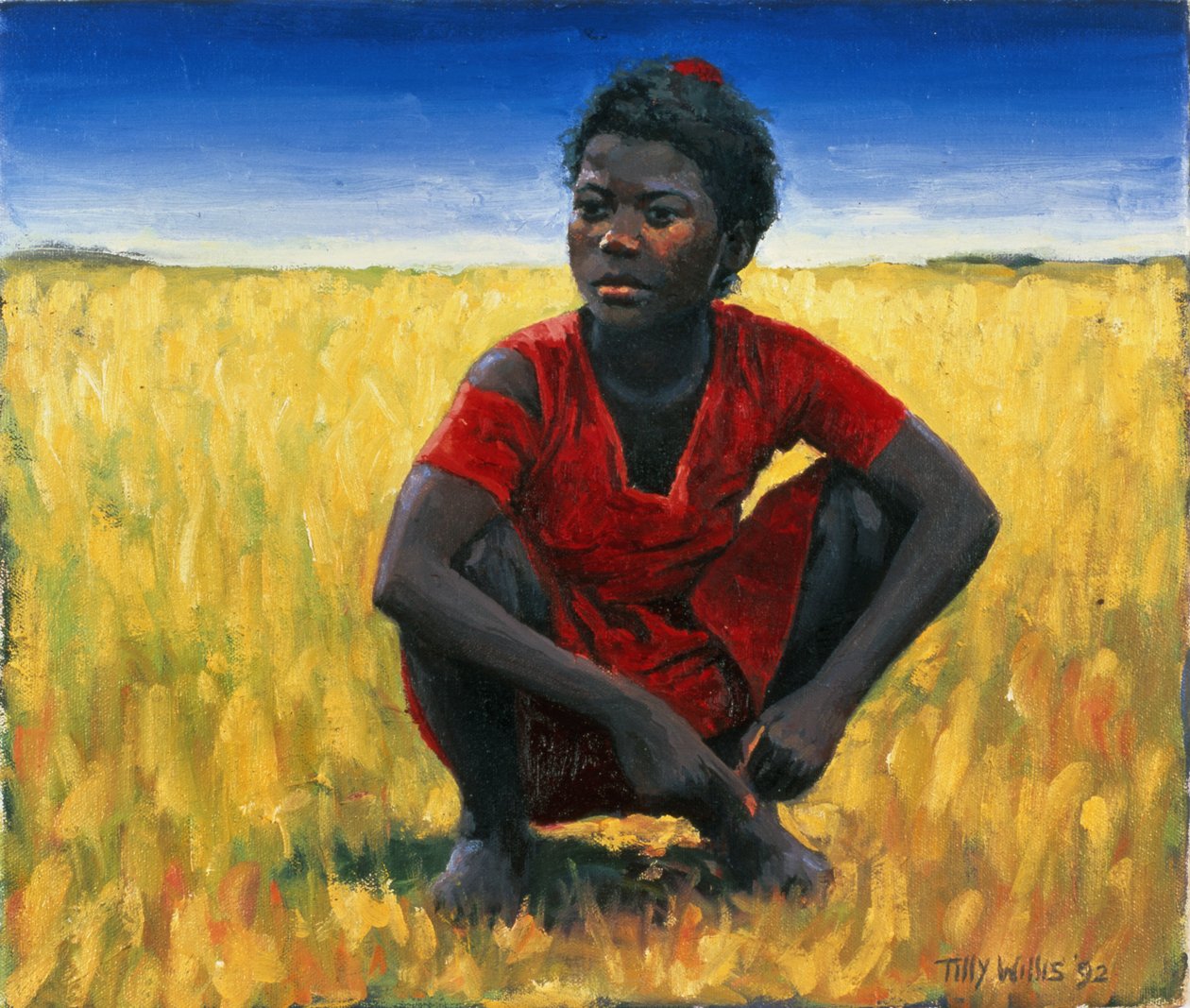 Girl in Red, 1992 av Tilly Willis