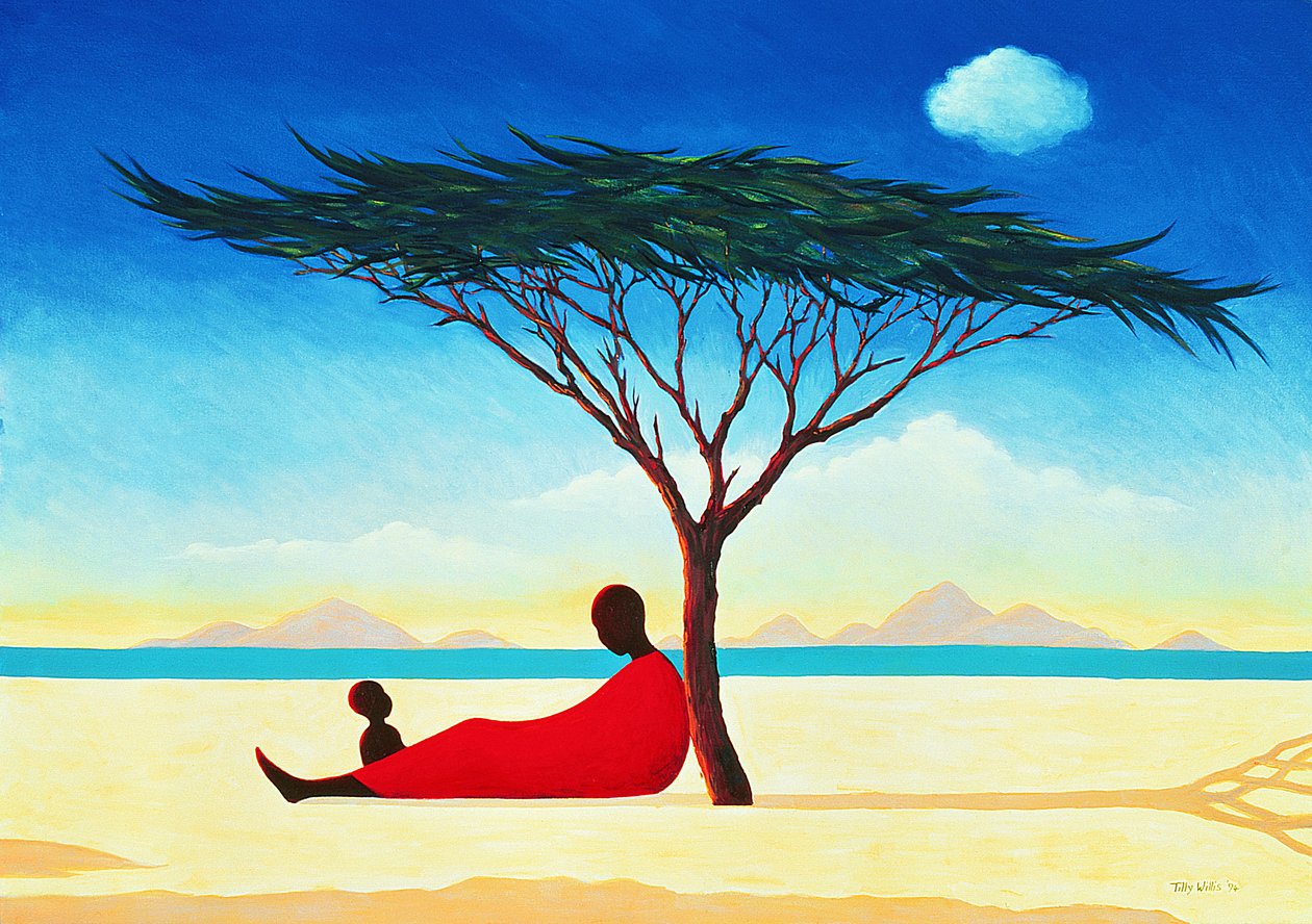 Turkana eftermiddag, 1994 av Tilly Willis
