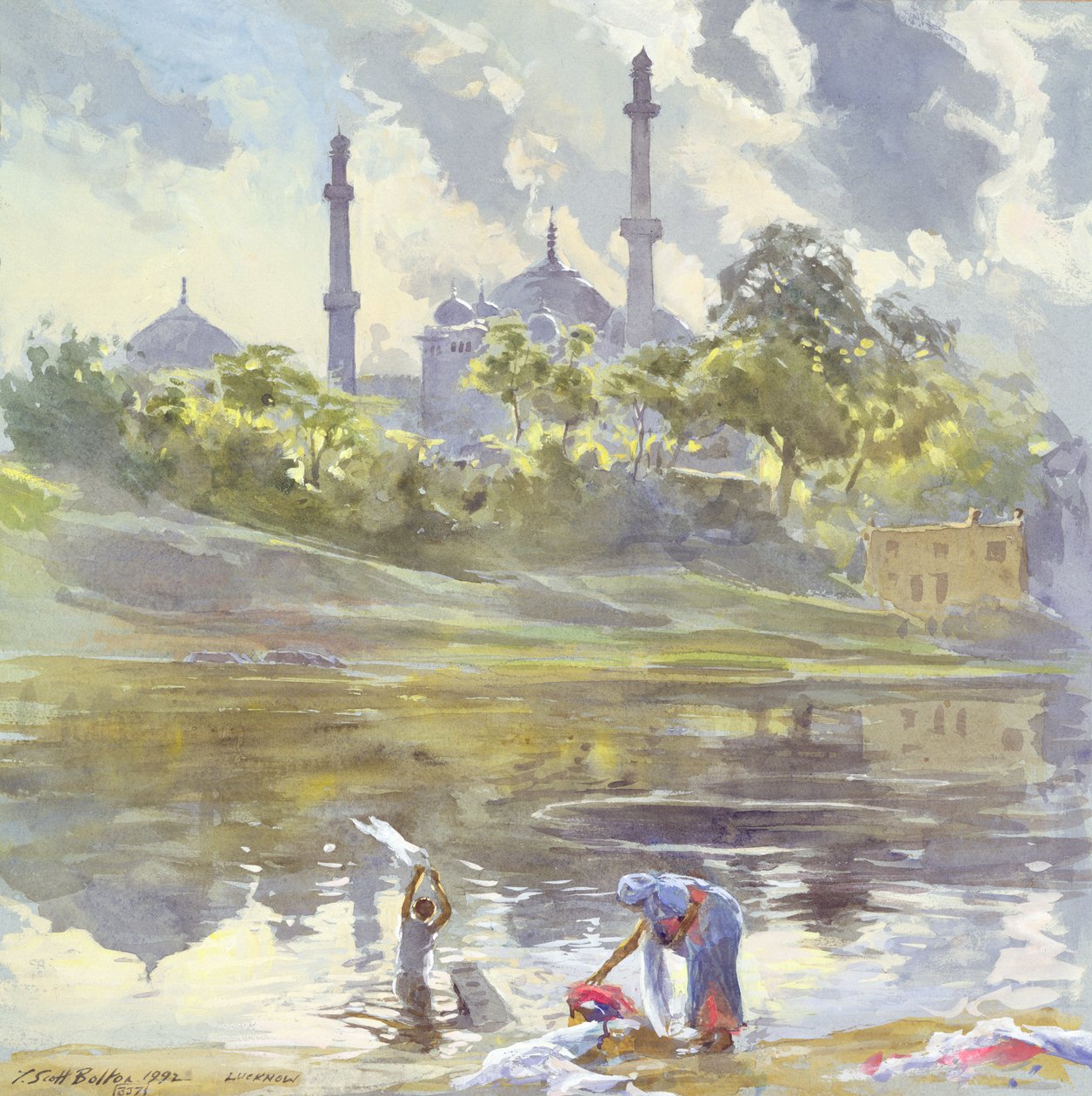 Lucknow, Uttar Pradesh, Indien, 1992 (wc) av Tim Scott Bolton
