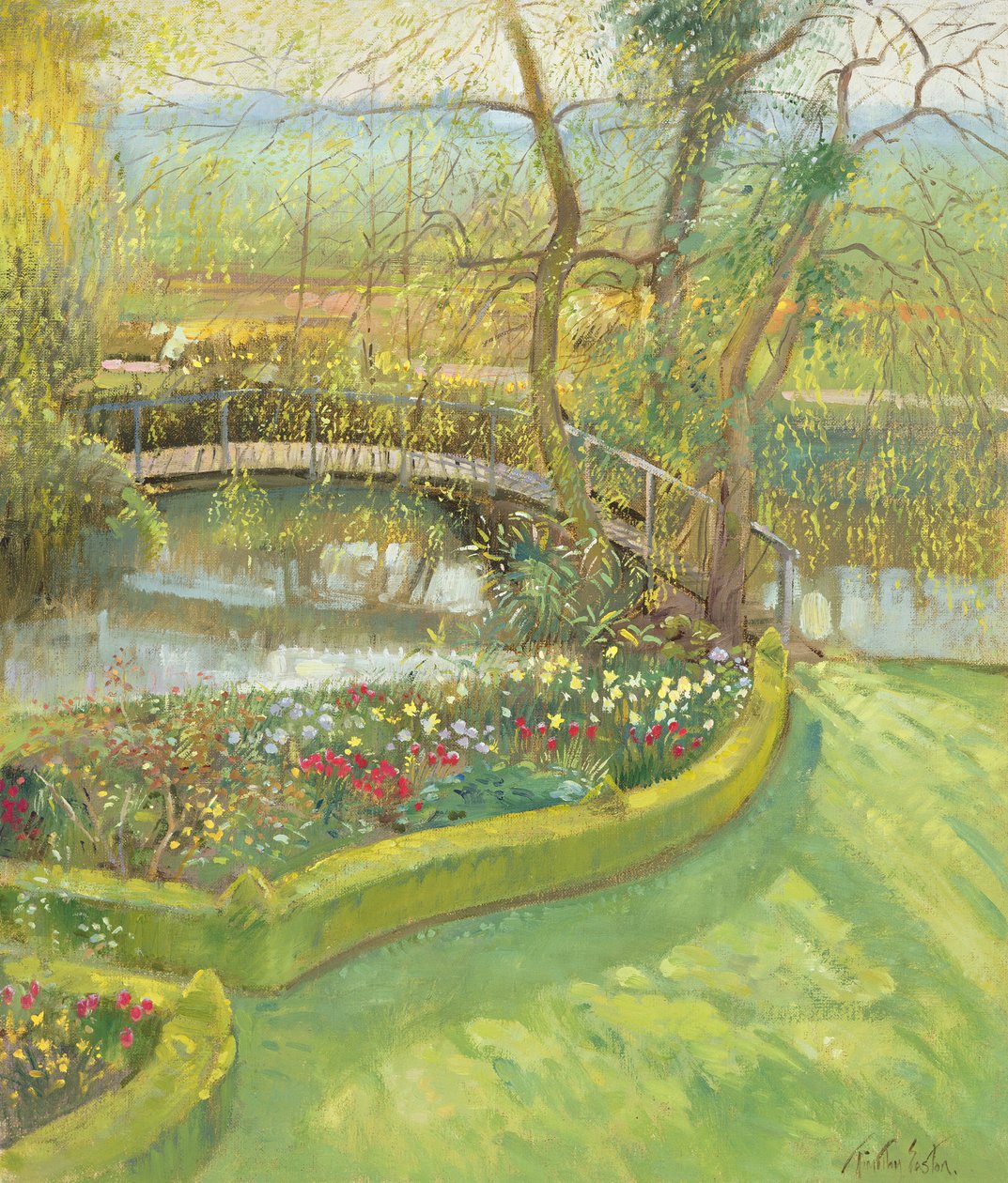 Bro över Willow, Bedfield av Timothy Easton