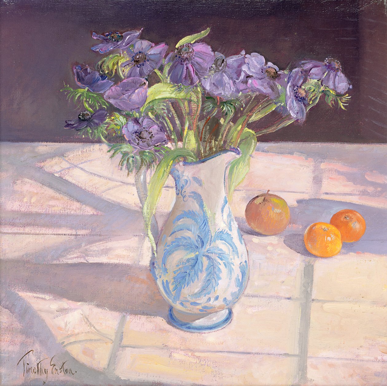 Fransk kanna med anemoner av Timothy Easton