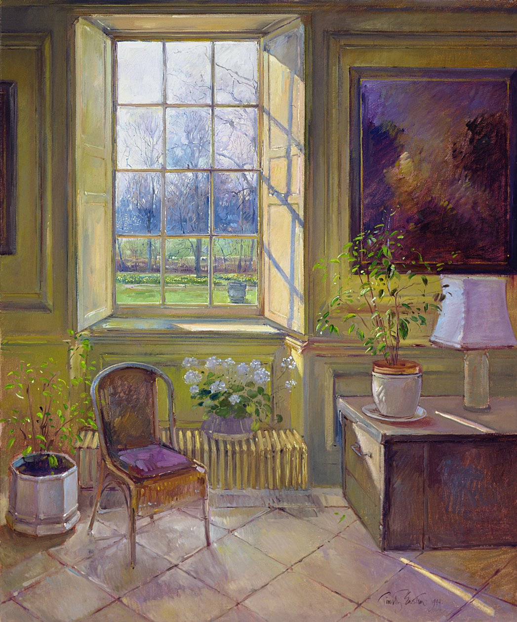 Spring Light and The Tangerine Trees, 1994 av Timothy Easton