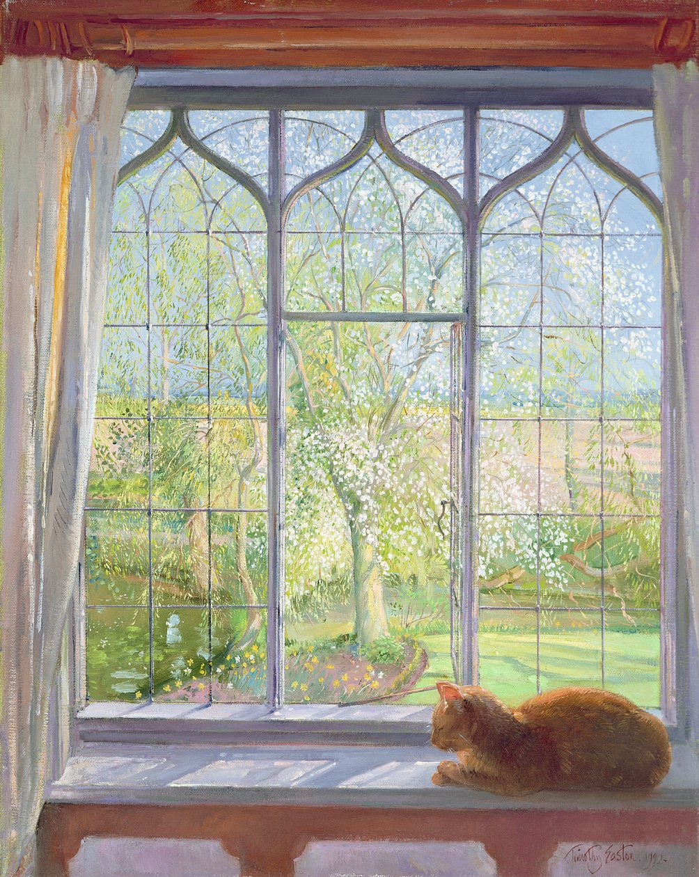 Fönster på våren, 1992 av Timothy Easton