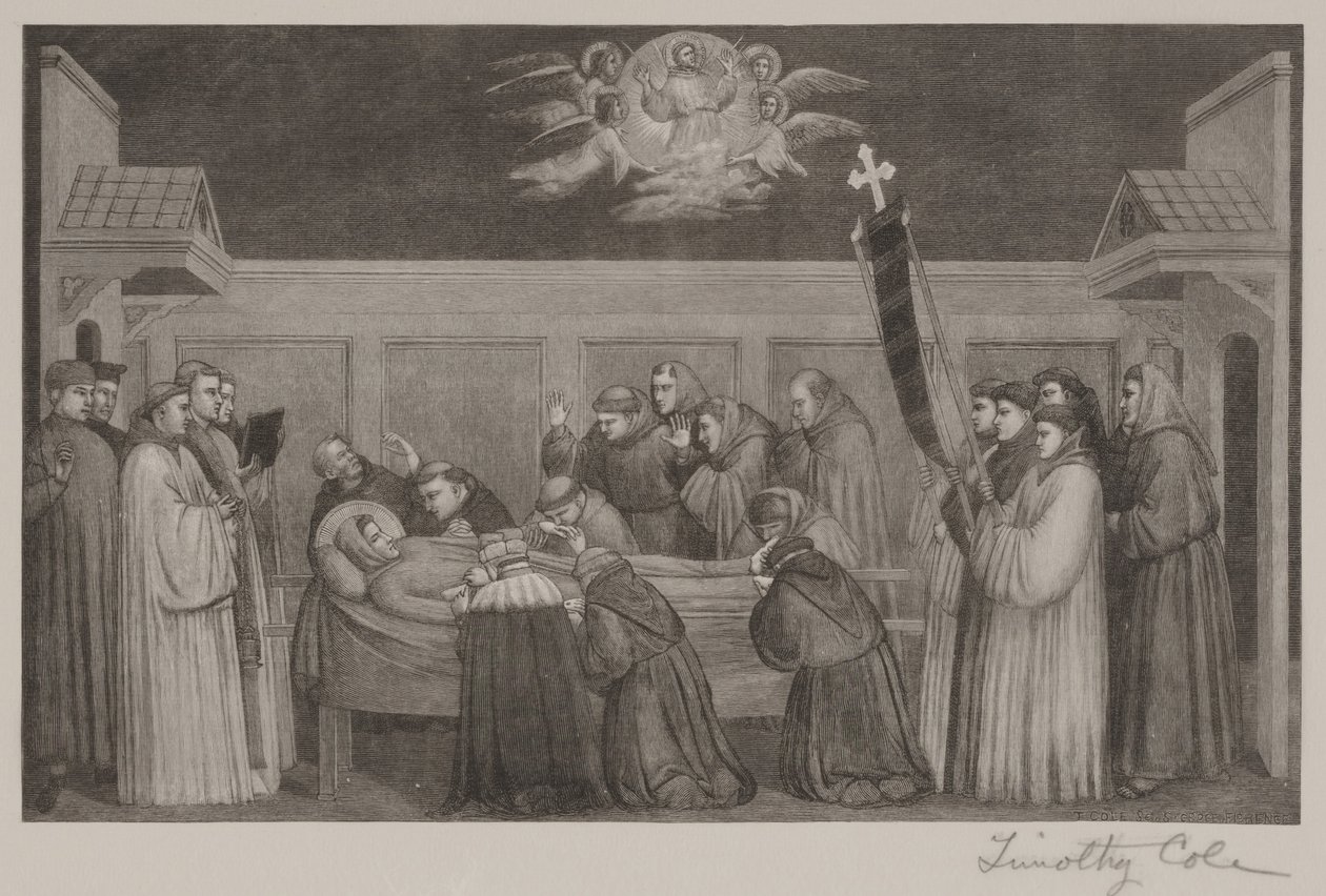 Franciskus död av Timothy Cole