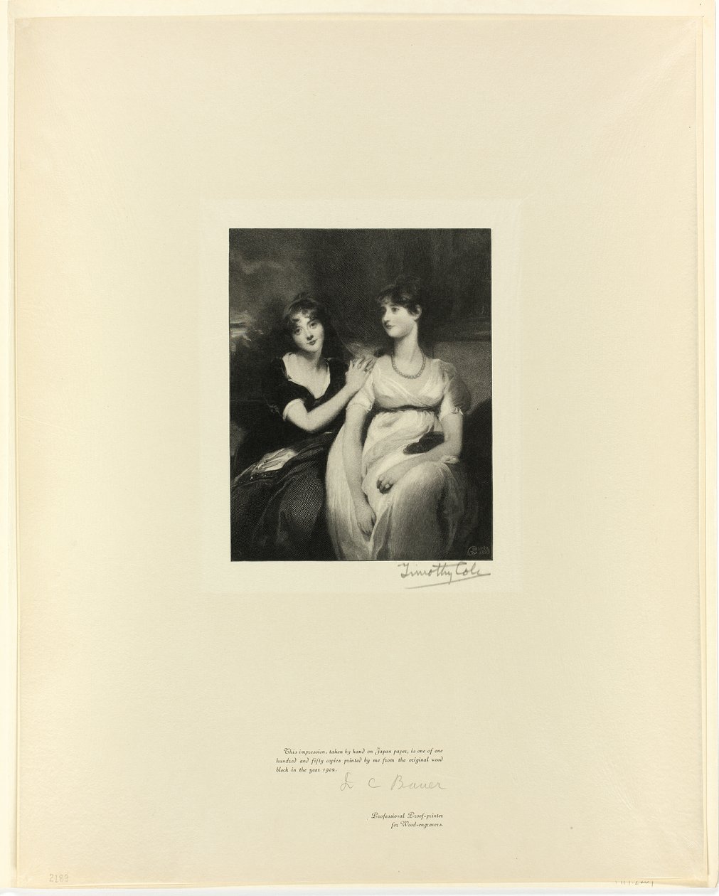 The Sisters, från Old English Masters av Timothy Cole