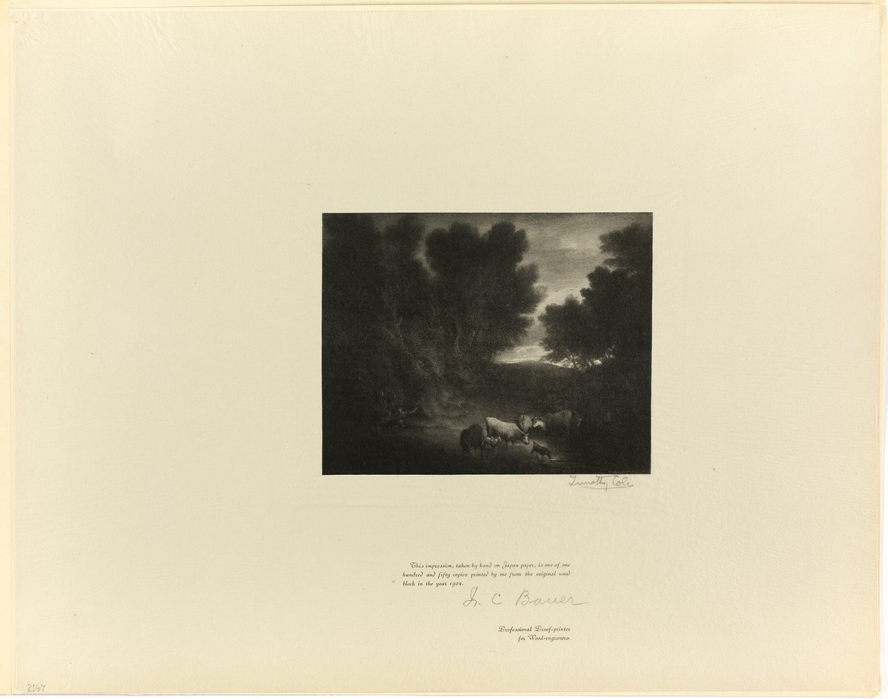 The Watering Place, från Old English Masters av Timothy Cole