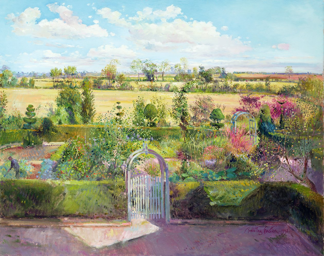 Örtagården efter skörden av Timothy Easton