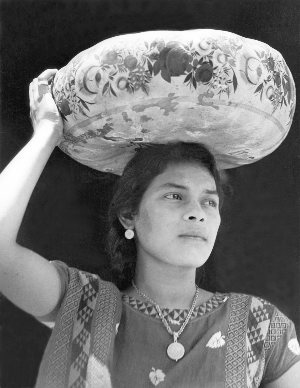 Kvinna i Tehuantepec, Mexiko, 1929 av Tina Modotti