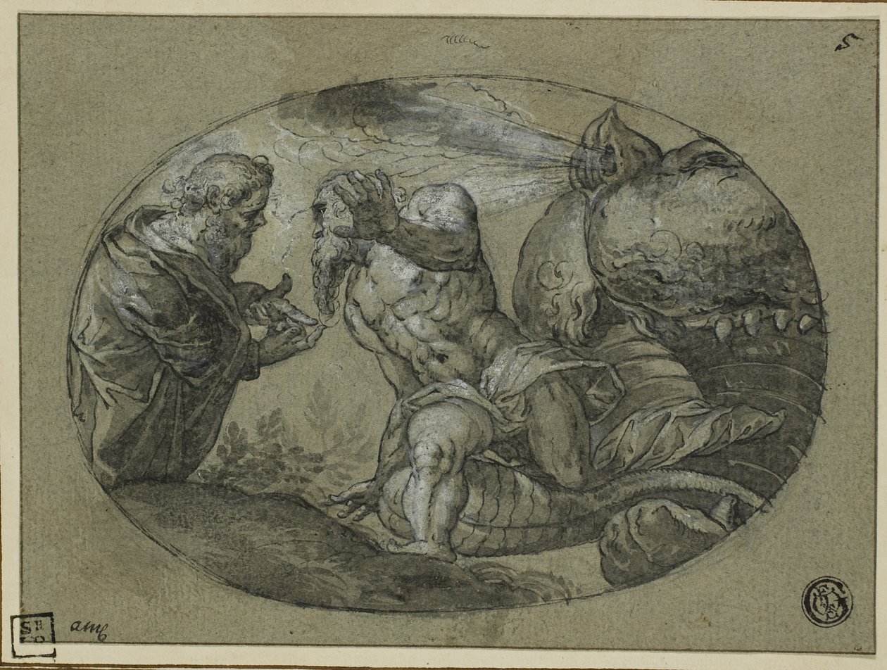 Jonah Cast Up by the Whale av Tintoretto