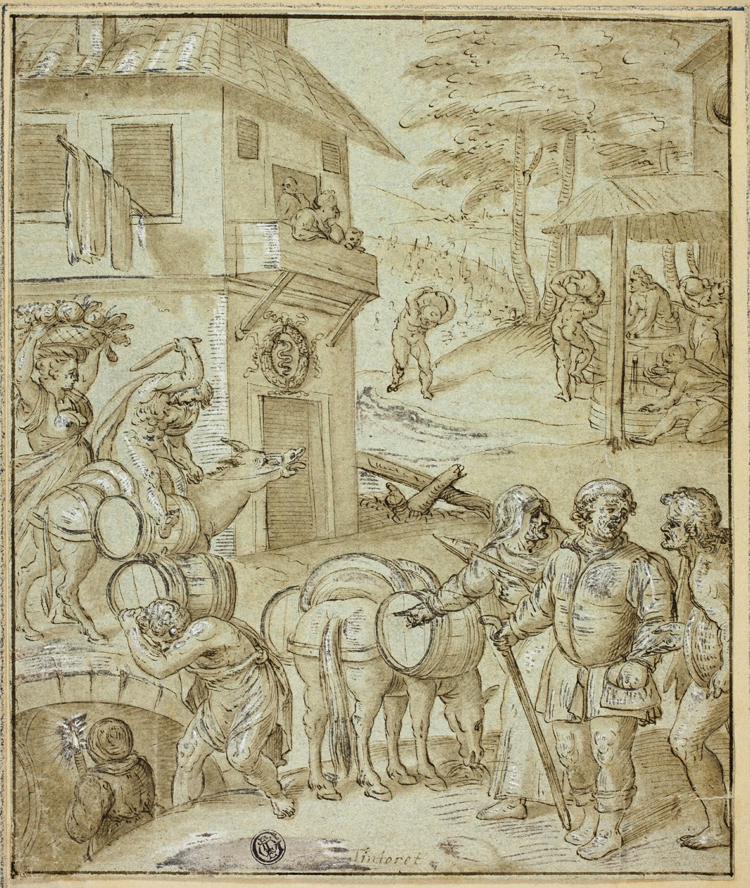 Vinskörden av Tintoretto