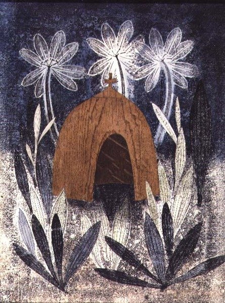 Native Hut av Tirzah Ravilious