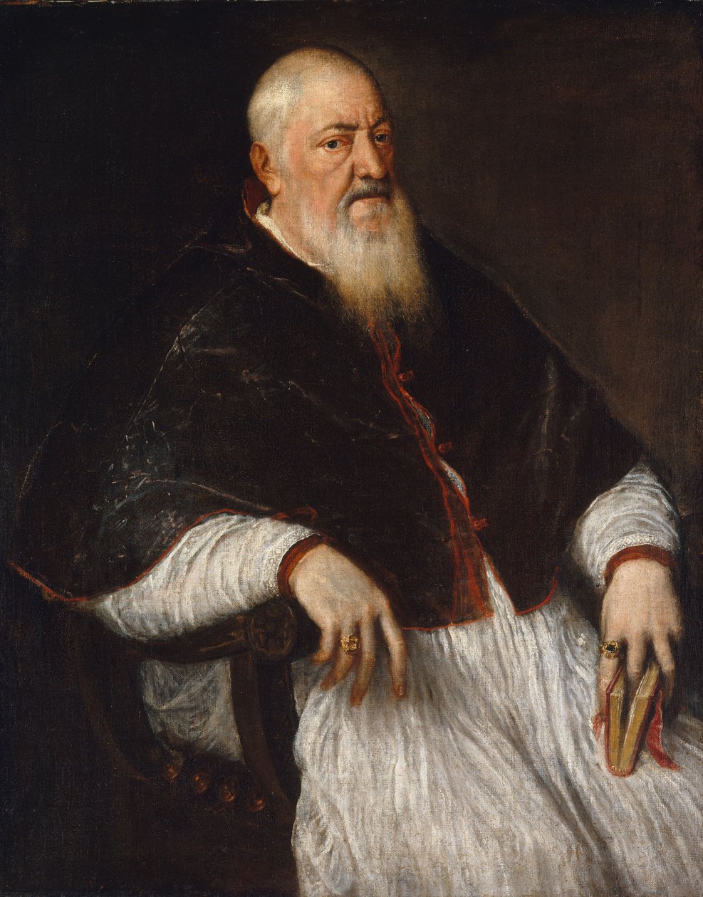 Filippo Archinto, ärkebiskop av Milano, ca 1555 av Tiziano Vecelli