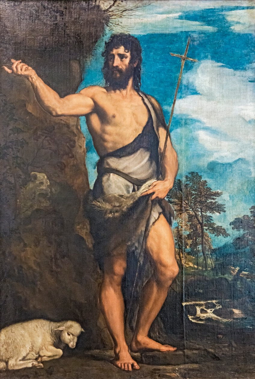 Johannes Döparen av Tiziano Vecelli