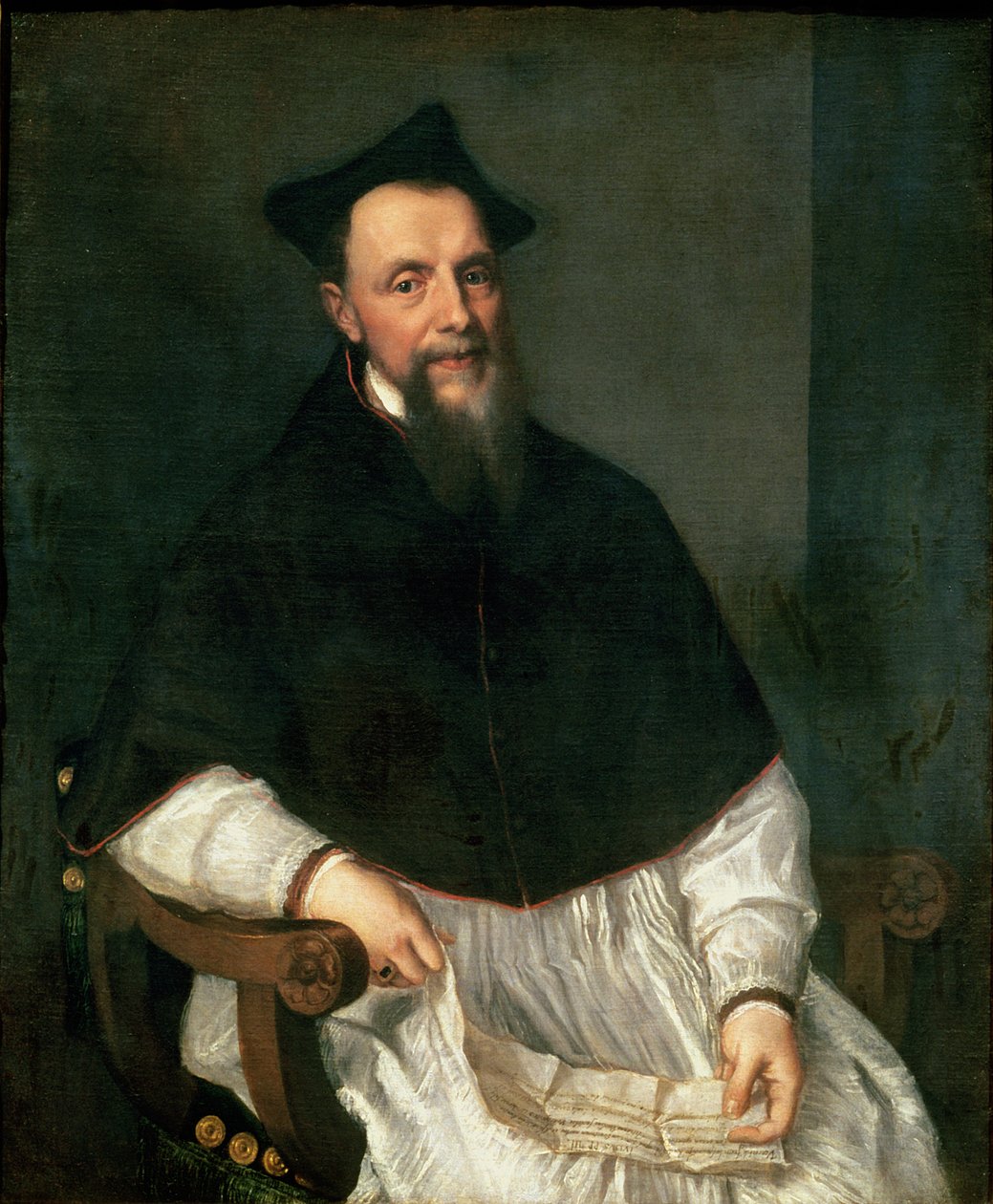 Porträtt av biskop Ludovico Beccadelli, 1552 av Tiziano Vecelli