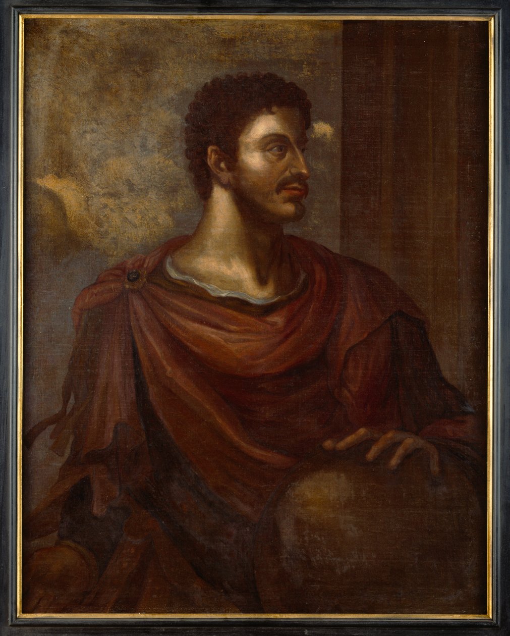 Augustus Octavius (olja på duk) av Titian (c.1488 1576) (after)
