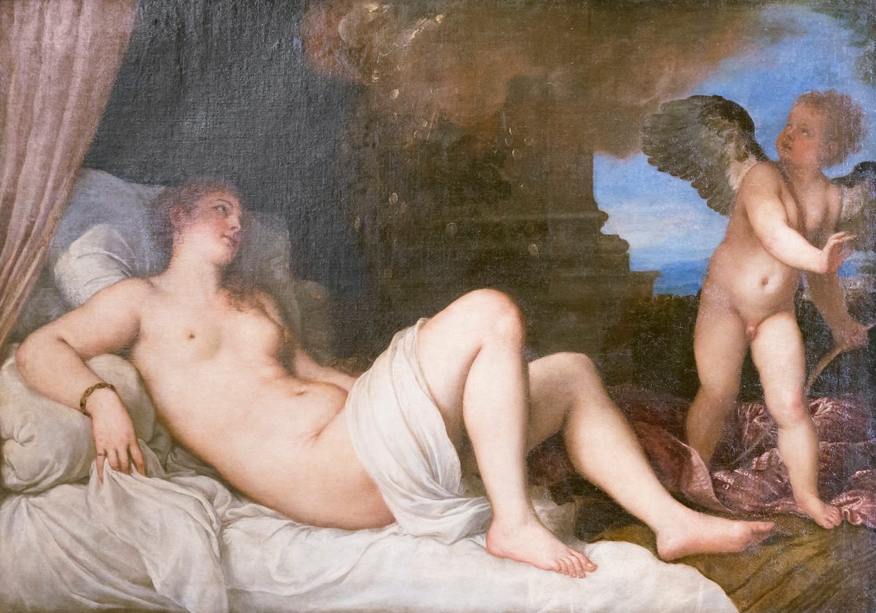 Danae av Titian (c.1488 1576)