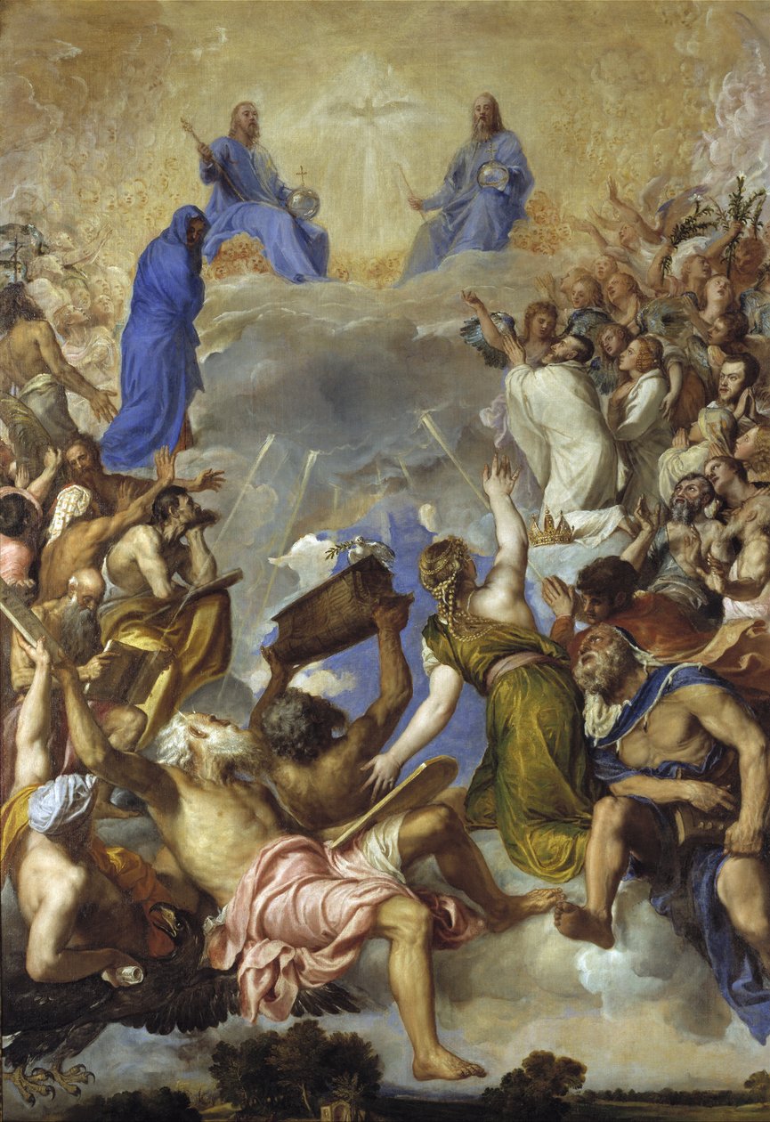 Gloria av Titian (c.1488 1576)