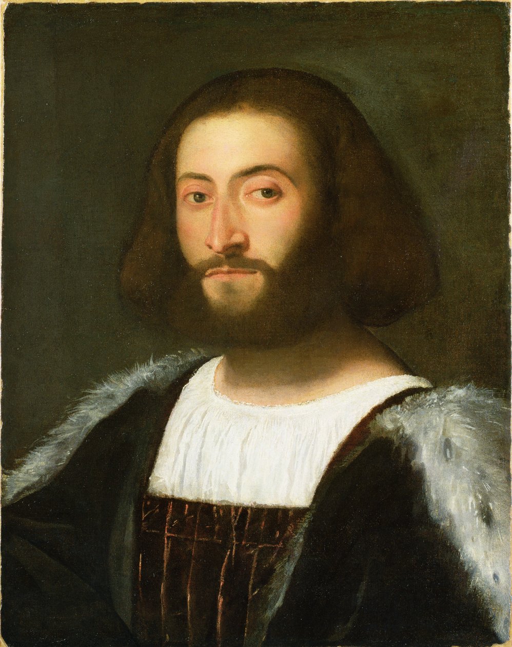 Porträtt av en man av Titian (c.1488 1576)