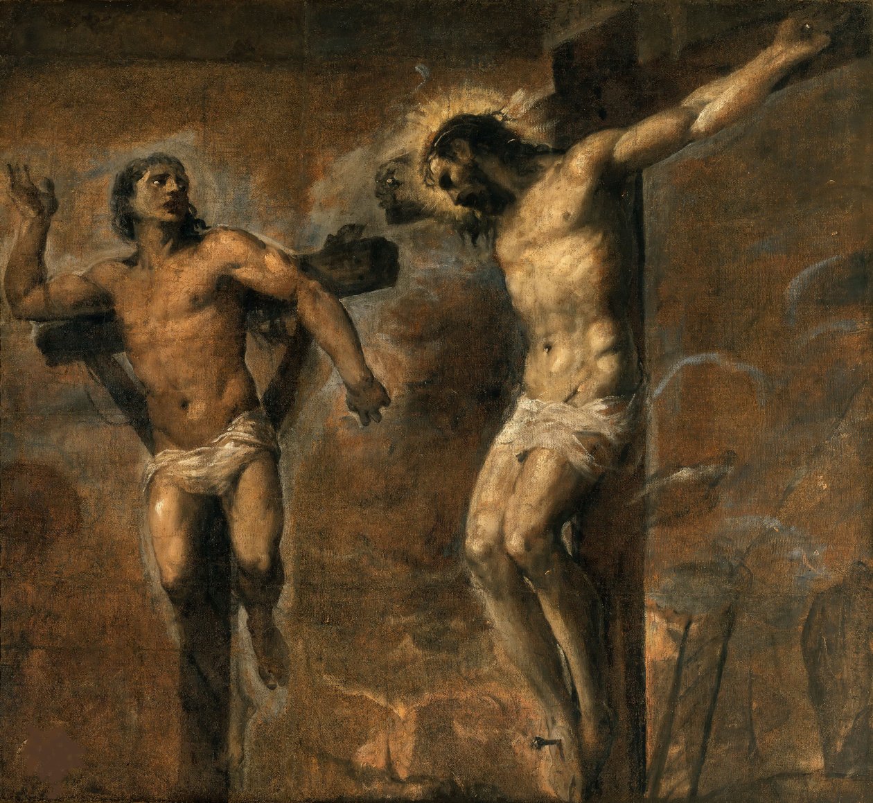 Kristus och den gode tjuven, ca 1565-1570. av Titian