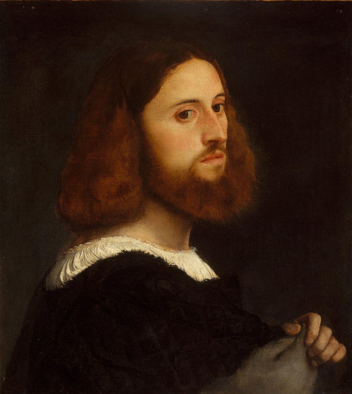 Porträtt av en man, ca 1515 av Tiziano Vecelli