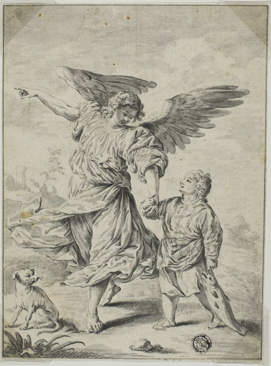 Tobias och ängeln av Titian