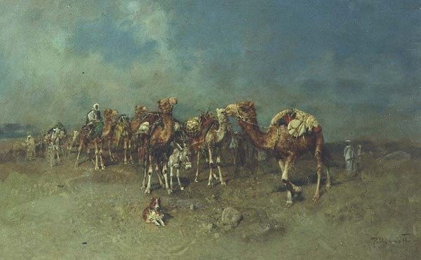 En arabisk husvagn av Tito Pelliciotti