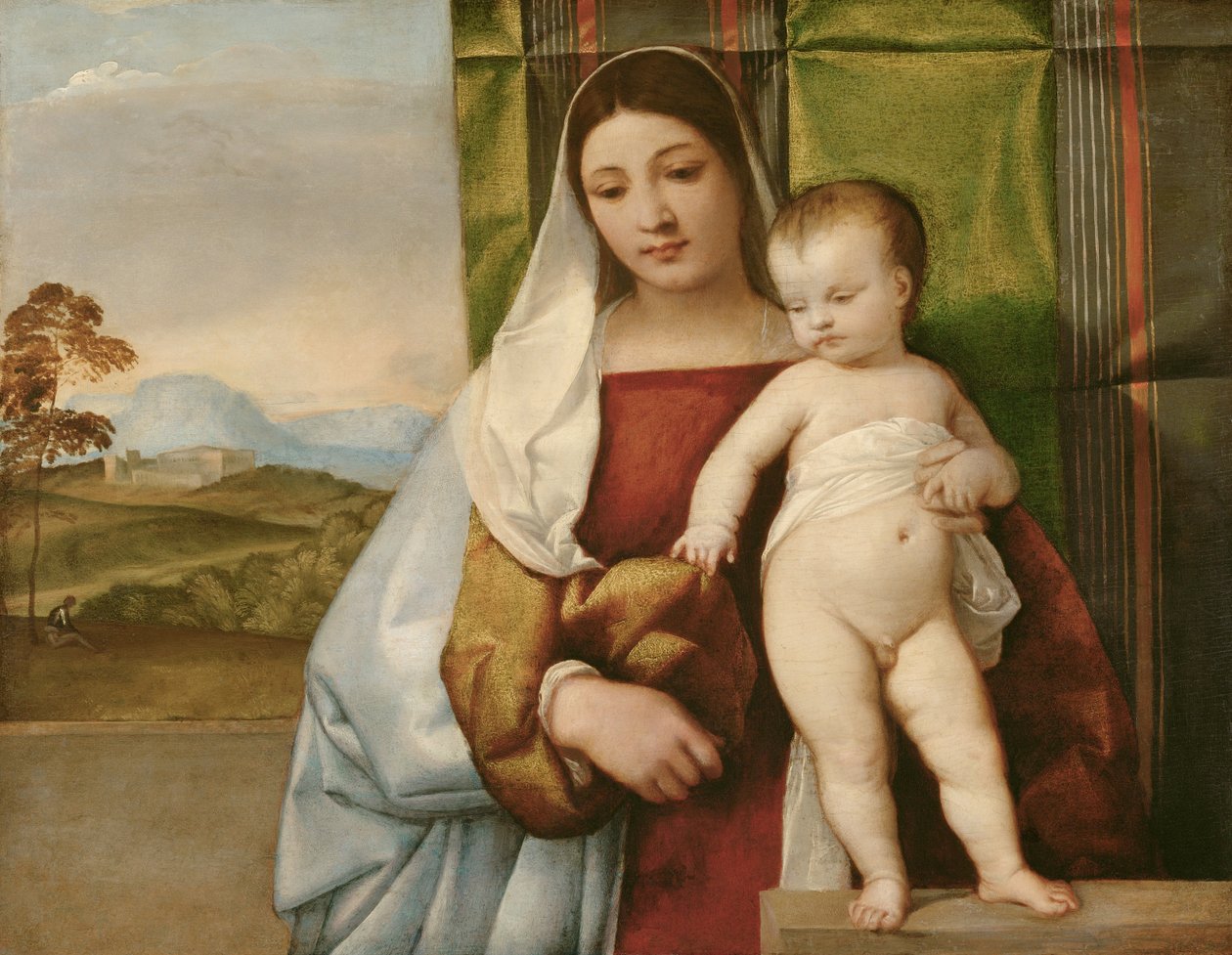 Gipsy Madonna av Tiziano Vecelli